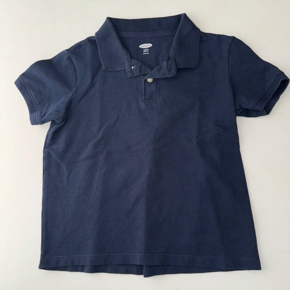 OLD NAVY Boys Small 6-7 2pc Pique Short Sleeve Polo Bundle Camo Blue QQ11 - Picture 2 of 5